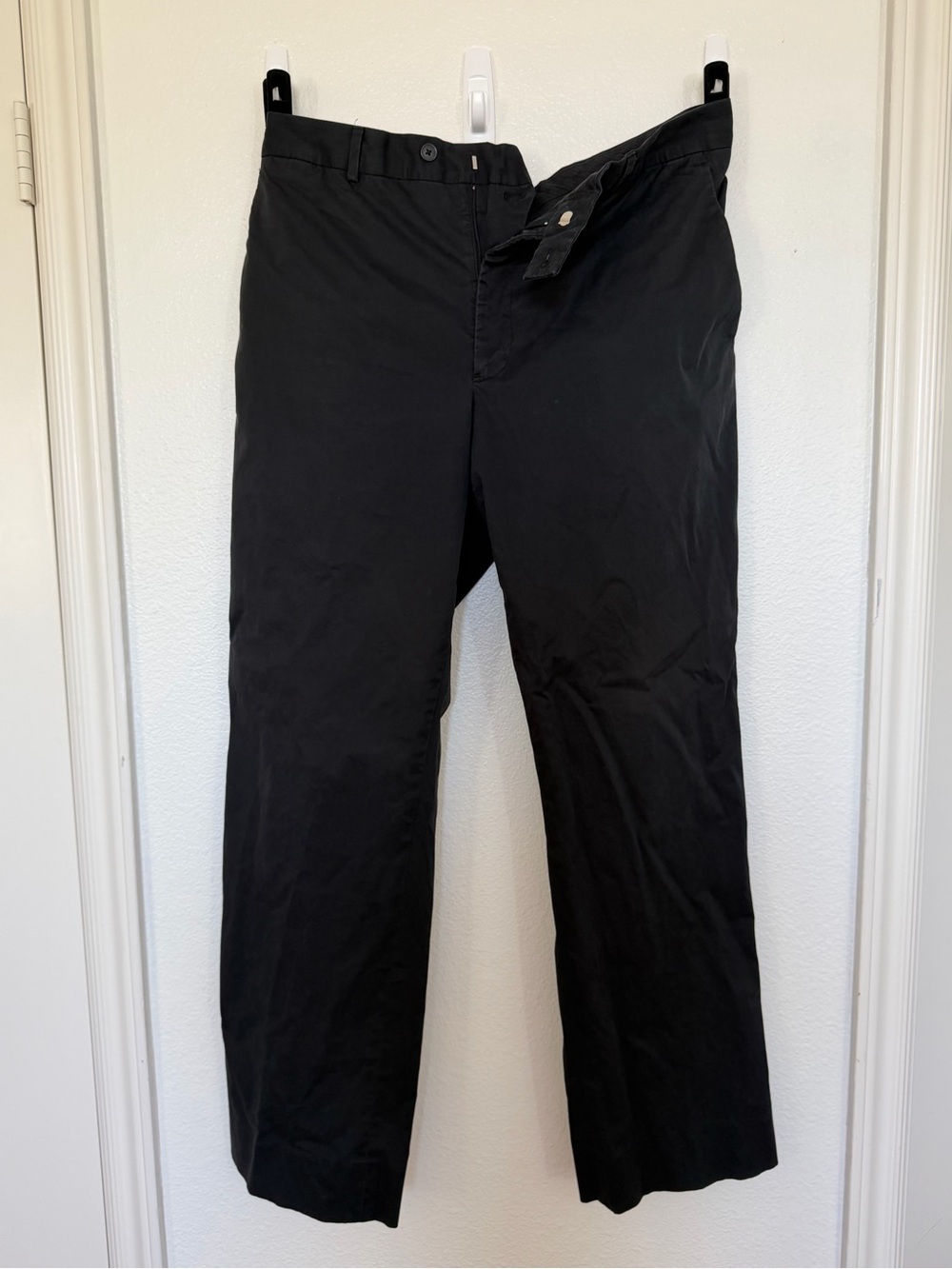 Michael Kors Black Straight-Leg Chinos
